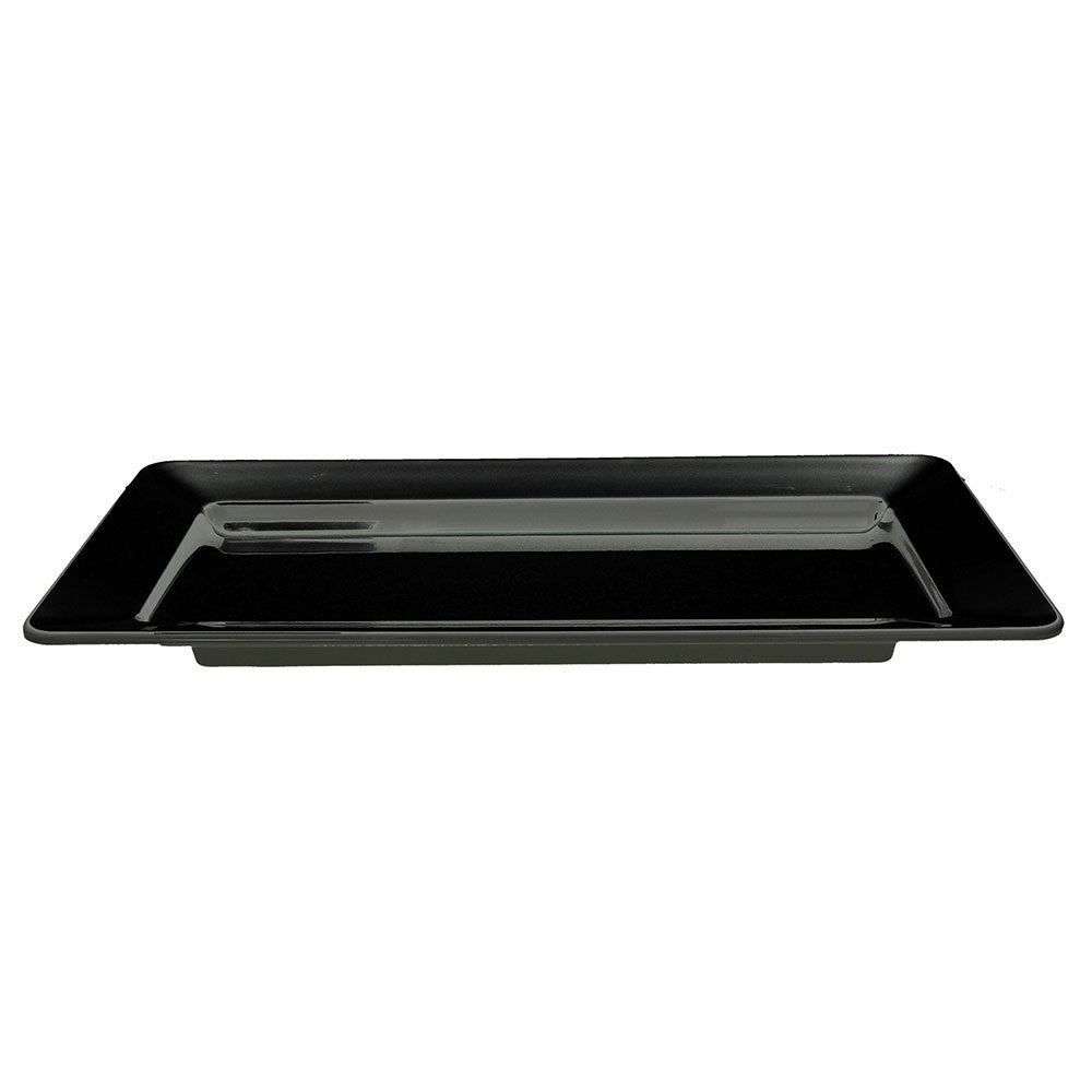 Show Plate Piatto Rett.Cm75x25 Nero