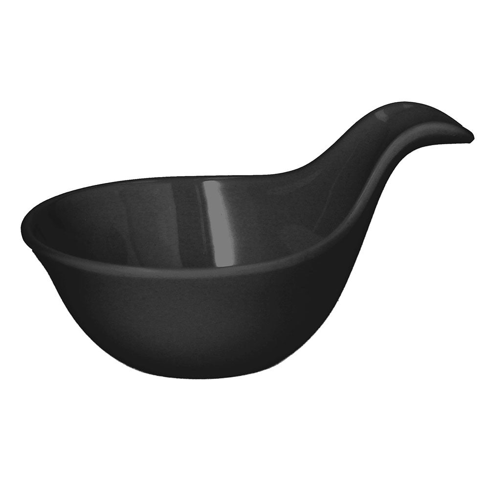 Show Plate Cucchiaio Finger Food In Melamina Cm.13 Nero Tognana