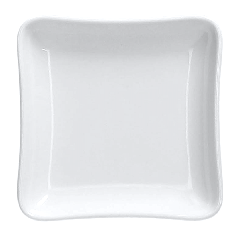 Show Plate Piattino Cm.10x10 Bianco