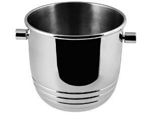 Secchiello Champagne In Acciaio Inox 18/10 Diametro Cm 22 H 20cm Ilsa