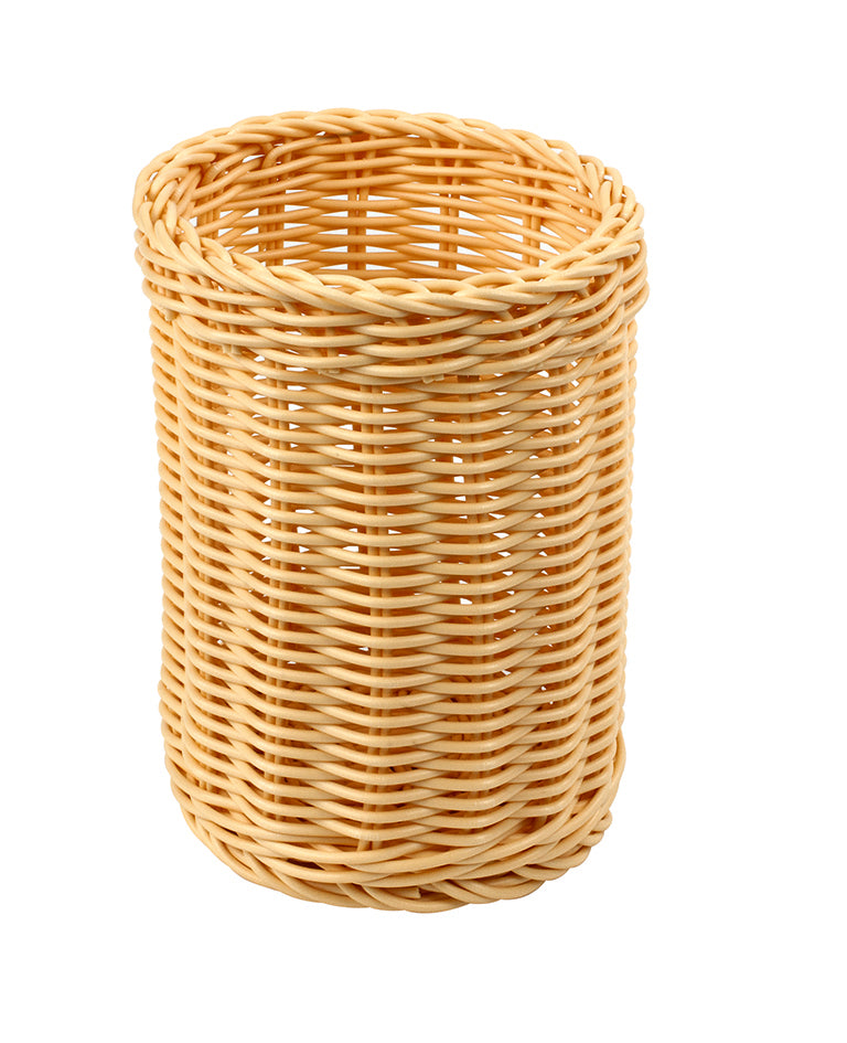 Cestino Portagrissini/portaposate In Rattan Sintetico WengÈ Ilsa