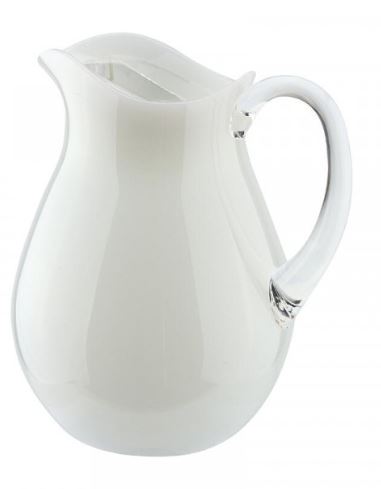 Onice Bianca Caraffa Lt.2 Con Coperchio