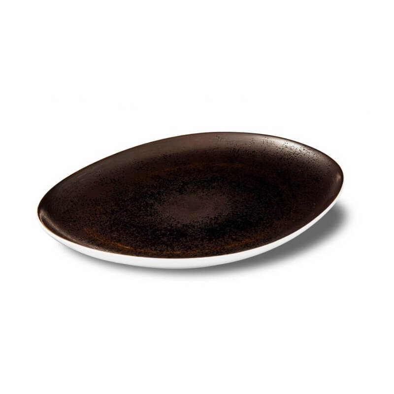 Estia Vassoio Ovale Cm.30x26 Ruggine