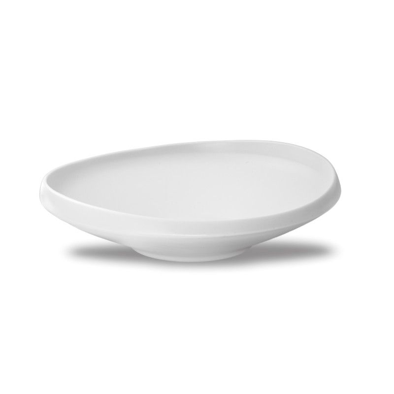 Ninfa Piatto Fondo Cm.23,5x6h Bianco Lucido/opaco
