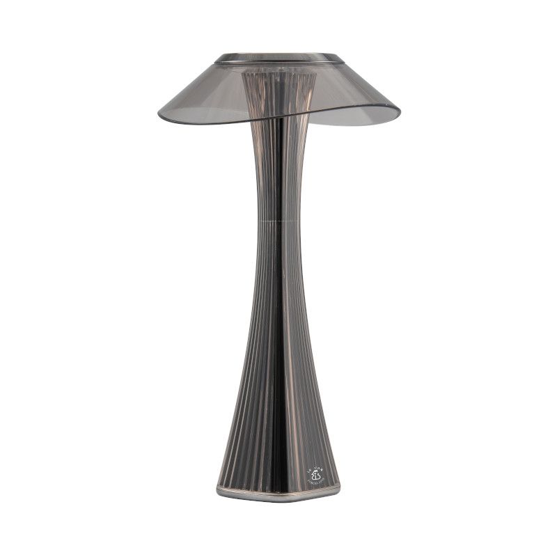 Astreo Lampada Da Tavolo Abs Antracite   Cm.15x27,5h