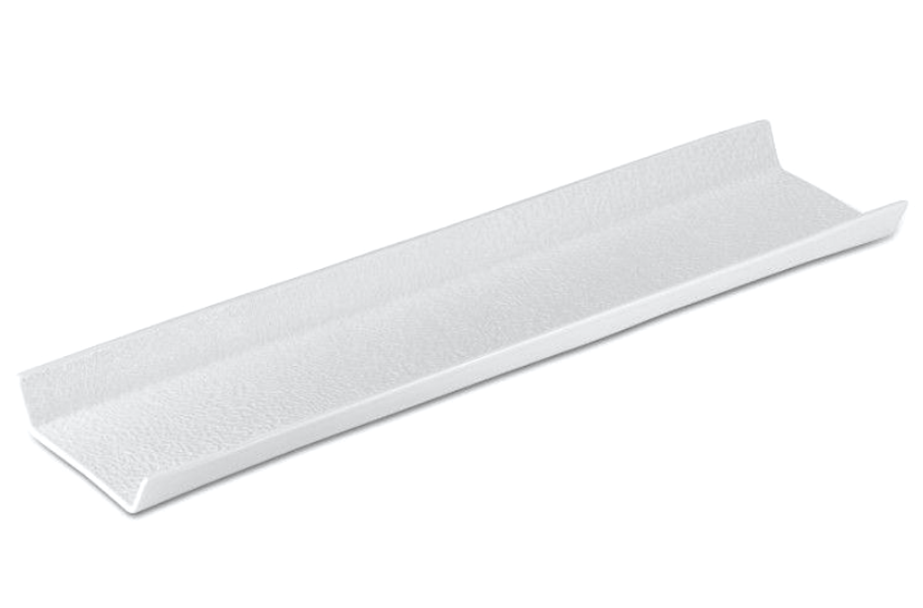 Aphros Vassoio Gourmet Cm.41x10,5 Bianco Lucido Opaco
