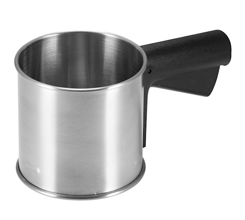 Setaccio Spargifarina Automatico Gr.250 Acciaio Inox Impugnatura Abs
