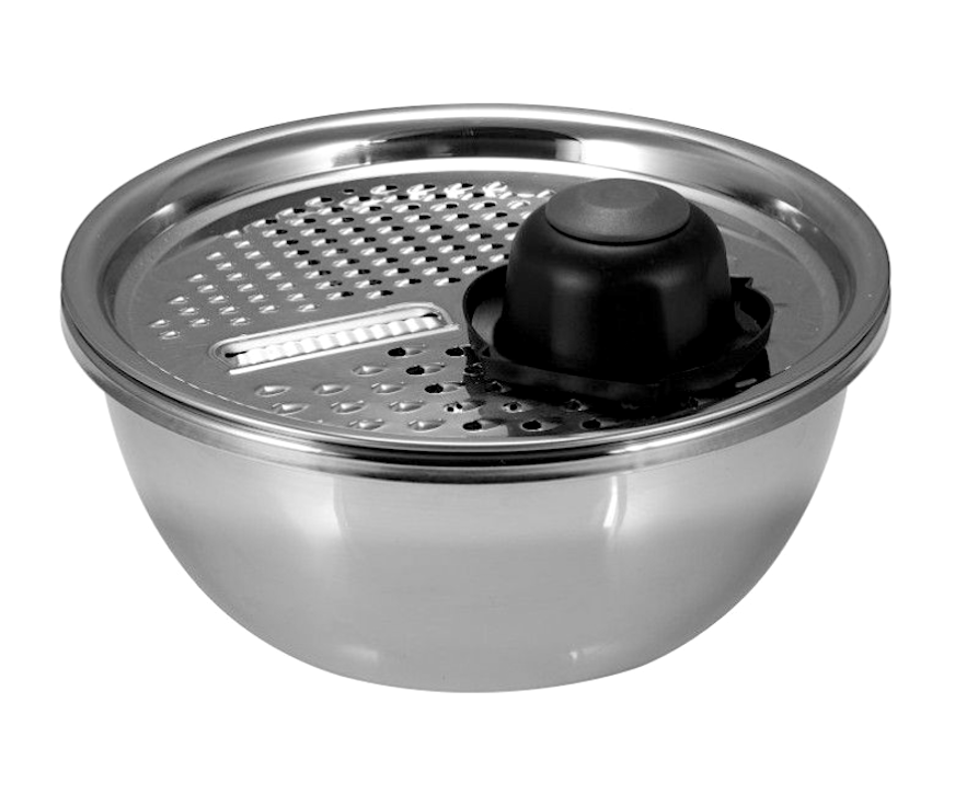 Affettaverdure/grattugia Universale Cm.20x10,5h Acciaio Inox 18/10