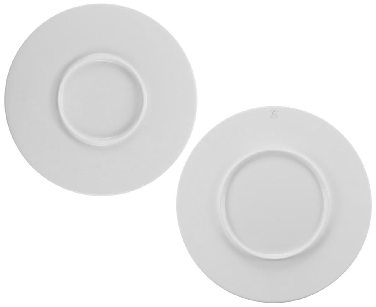 Aphros Piatto Double Face Cm.28 Bianco Lucido Opaco
