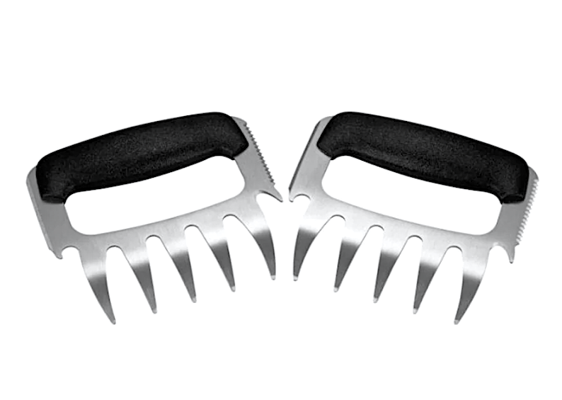 Tuttixuno Set 2 Artigli Carne Cm.12x10,5 Acciaio Inox