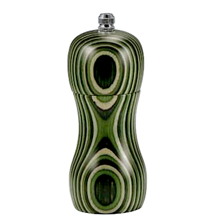 Kaleidoscope Macinapepe/sale H.12cm Legno Con Macina In Ceramica
