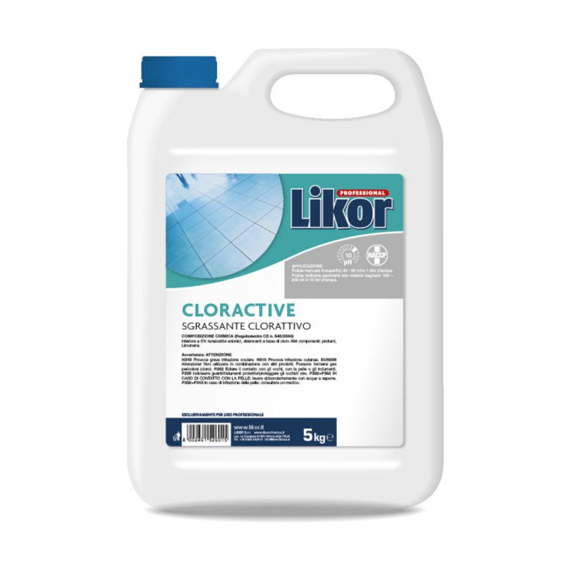 Likor Cloroactive Sgrassante Kg.5 Haccp Ph.13