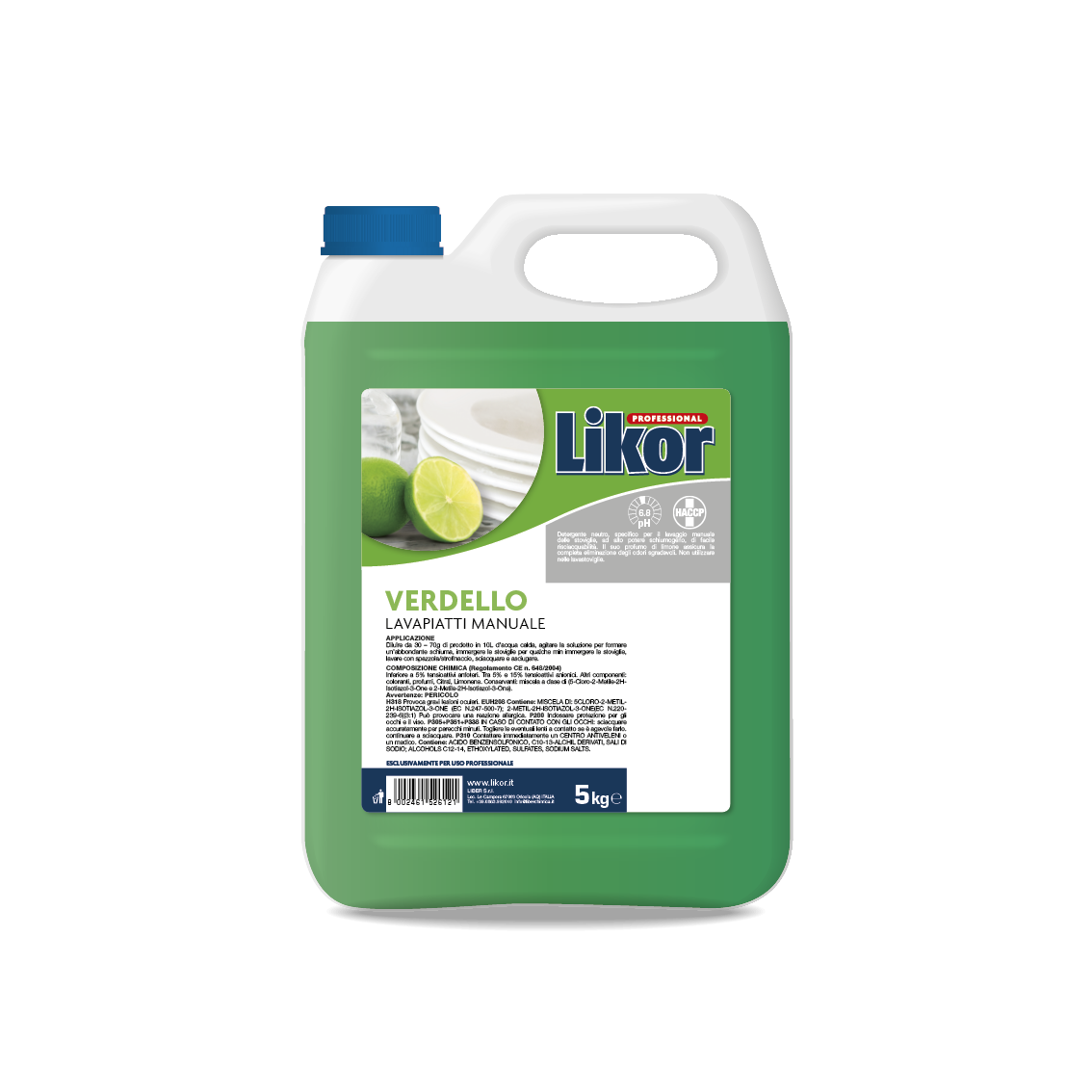 Likor Verdello Lavapiatti Manuale Kg.5