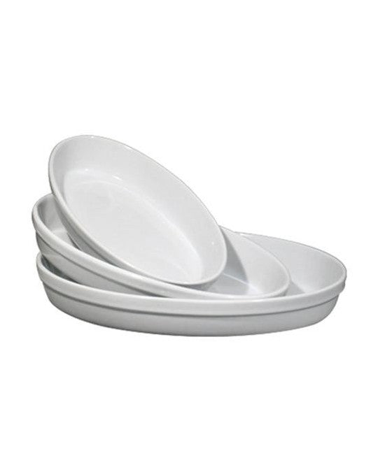 Roma Pirofila Ovale Liscia 28cm
