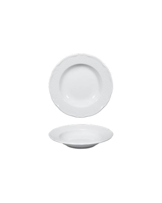 Malaga Piatto Fondo Cm.23 Bianco