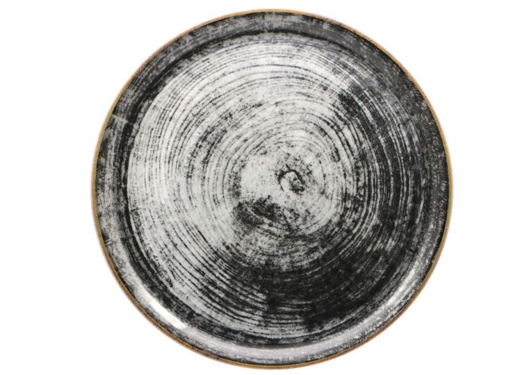 Black Round Napoli Piatto Pizza Cm.33