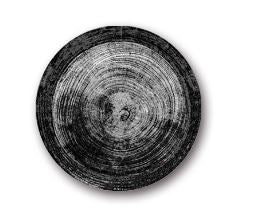 Black Round Siviglia Piatto Frutta Cm.21 Z07