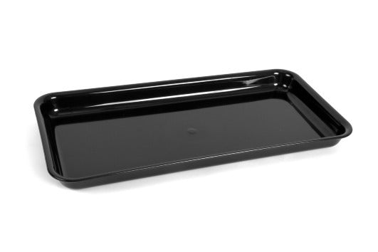 Vassoio In Metacrilato Per Uso Alimentare Cm.22x44x3,5 Nero