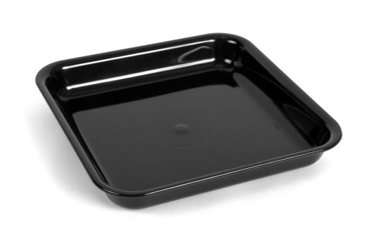 Vassoio In Metacrilato Per Uso Alimentare Cm.22x22x3,5 Nero
