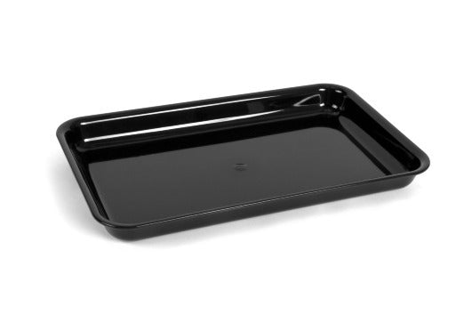 Vassoio In Metacrilato Per Uso Alimentare Cm.22x36x3,5 Nero