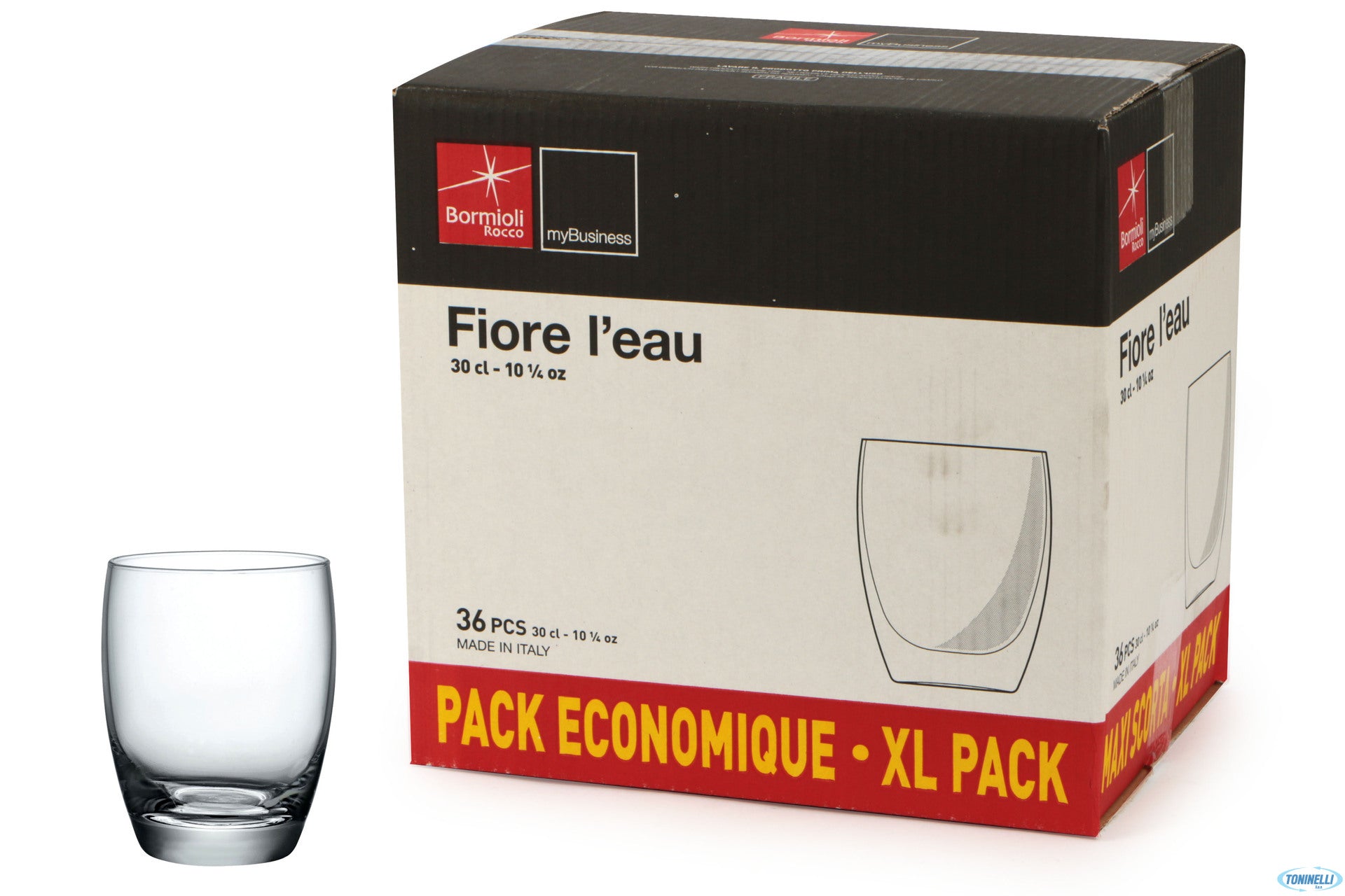 Fiore Confezione 36 Bicchiere L'eau 30cl