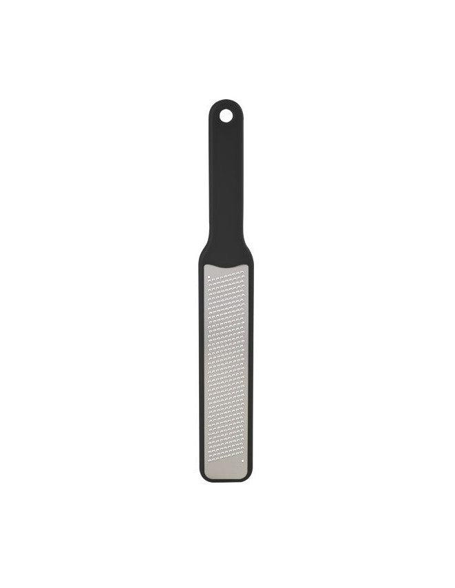 Grattugia Fine Mm.2 Abs Nero Acciaio Inox Cm.31,5x4,5