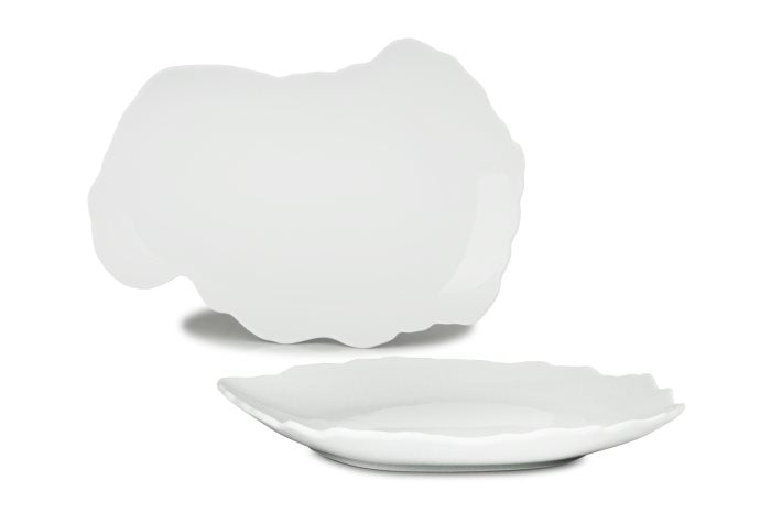Baja Vassoio Ovale Cm.29x21 Bianco