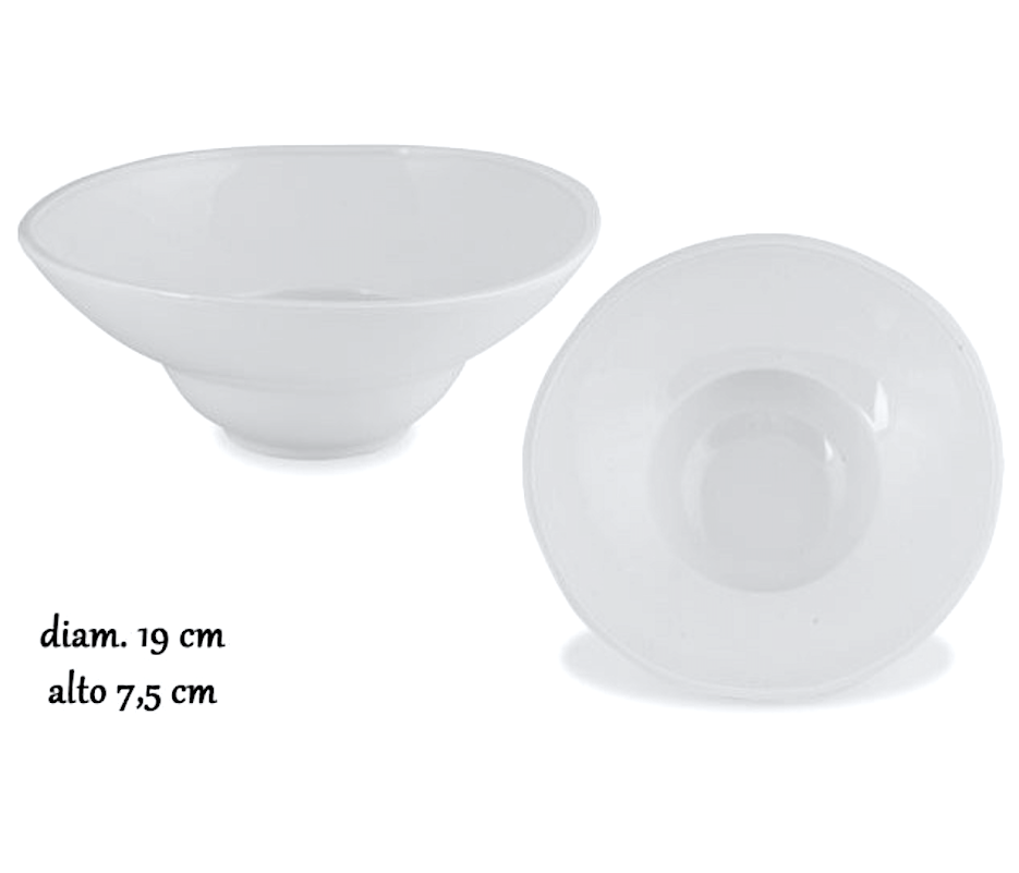 Yoko Pasta Bowl Mini Cm.19 Bianco