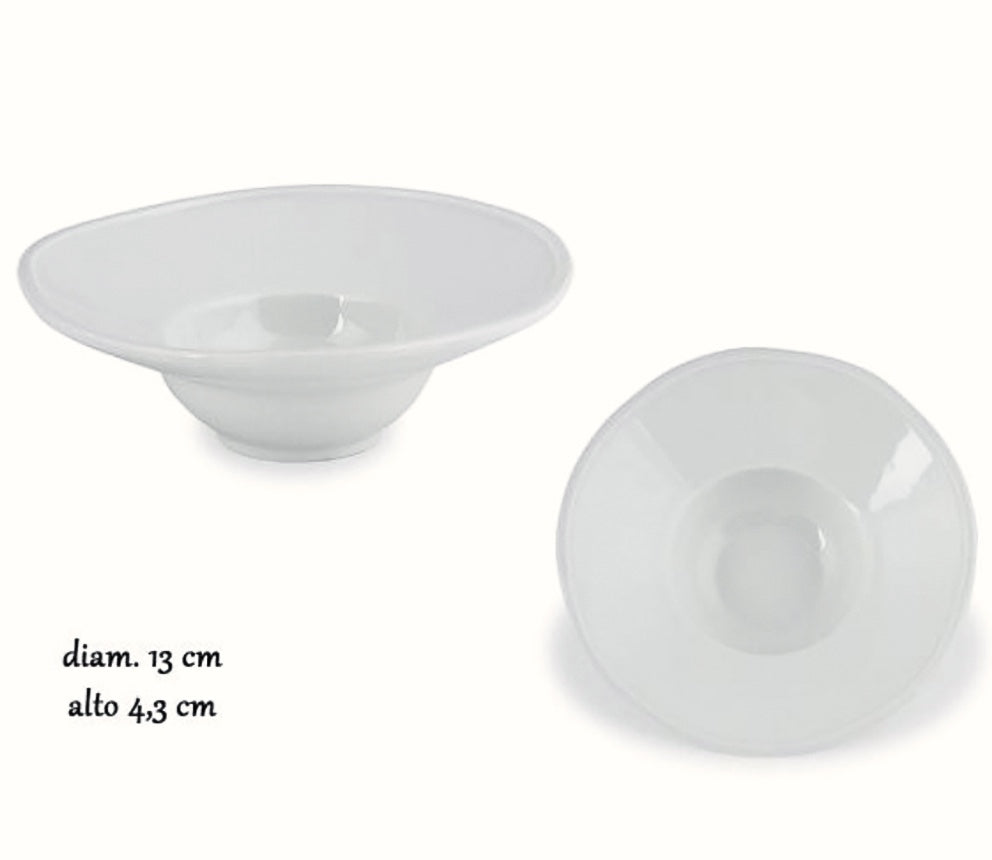 Yoko Pasta Bowl Mini Cm.13 Bianco