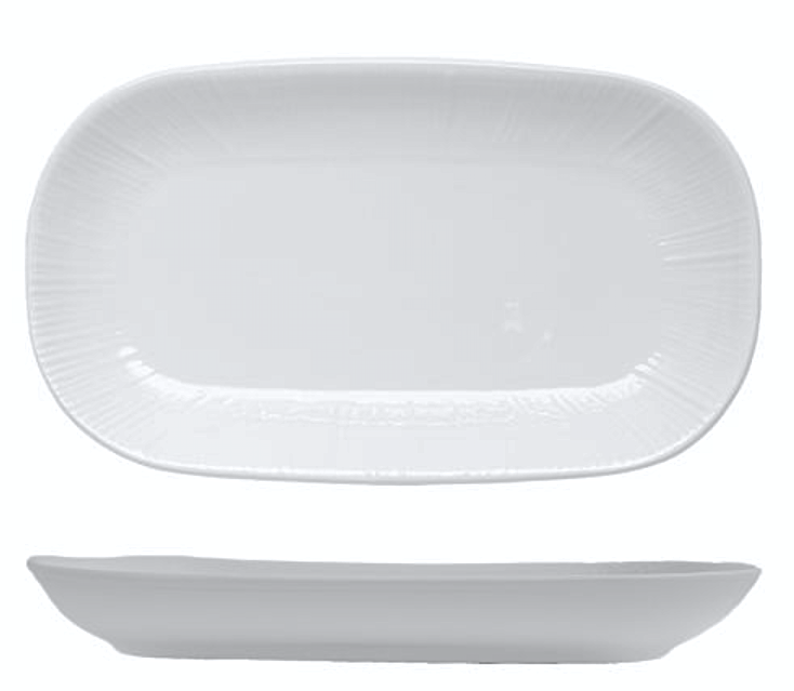 Zenith Piatto Ovale Cm.35x21 Bianco