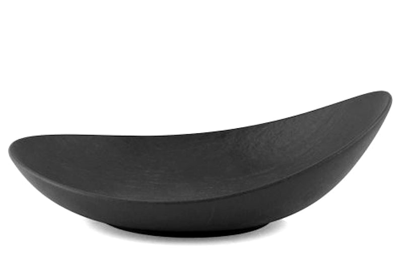 Magnesio Vassoio Ovale Gondola Cm.27x18 Matt Nero