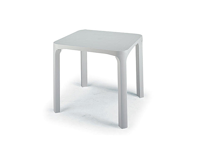 OlÈ Tavolo Rattan 80x80 Bianco