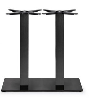 Tiffany Basamento Base Quadrata Cm.75x40 Nera Colonne Quadrate H.73