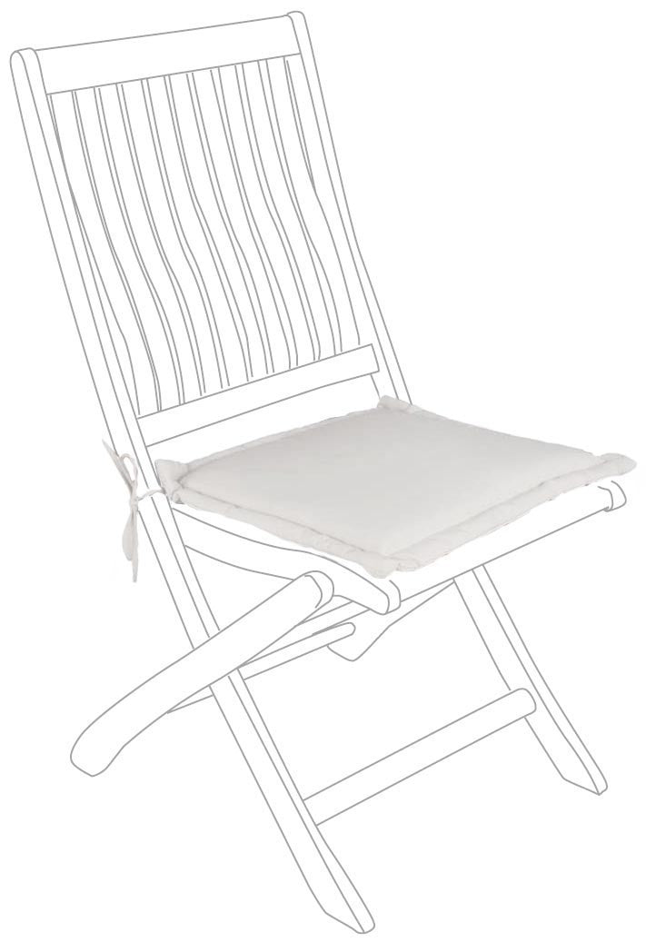 Poly180 Cuscino Quadro Per Sedia 0805627 Naturale