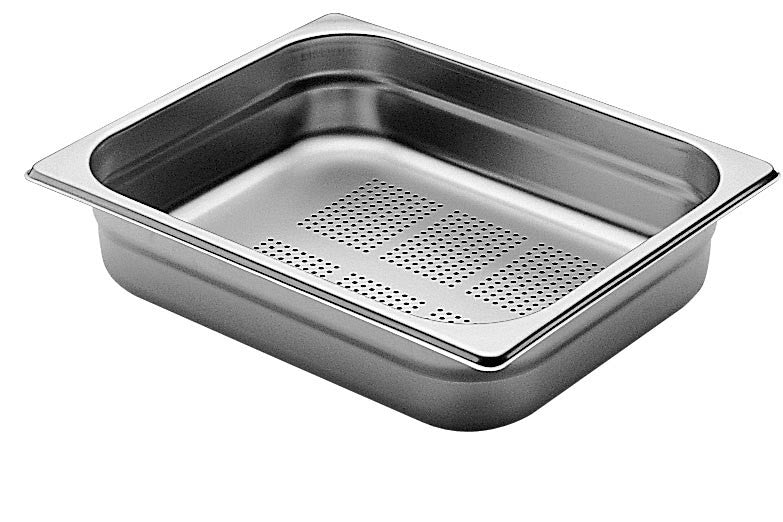 Gastronorm Bacinella 1/2 H65 Forata Mm.325x265 Inox