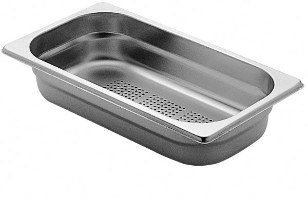 Gastronorm Bacinella 1/3 Forata H.65 Inox