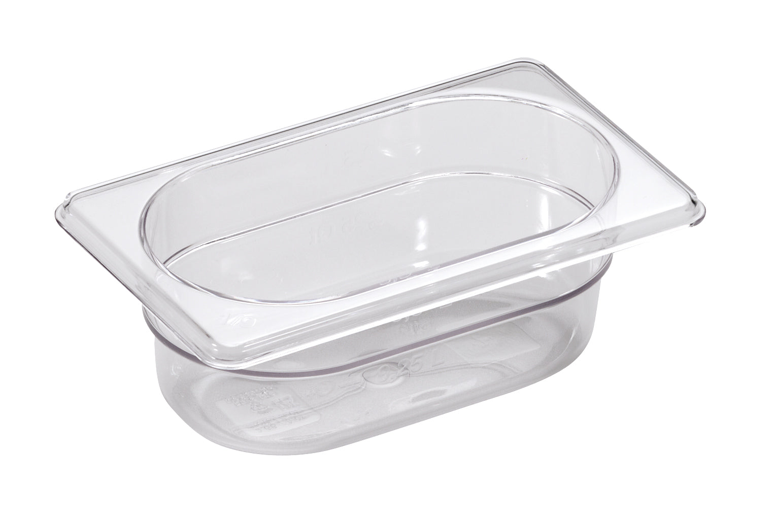Gastronorm Bacinella Polipropilene Gn 1/4 H.65 Mm.162x265
