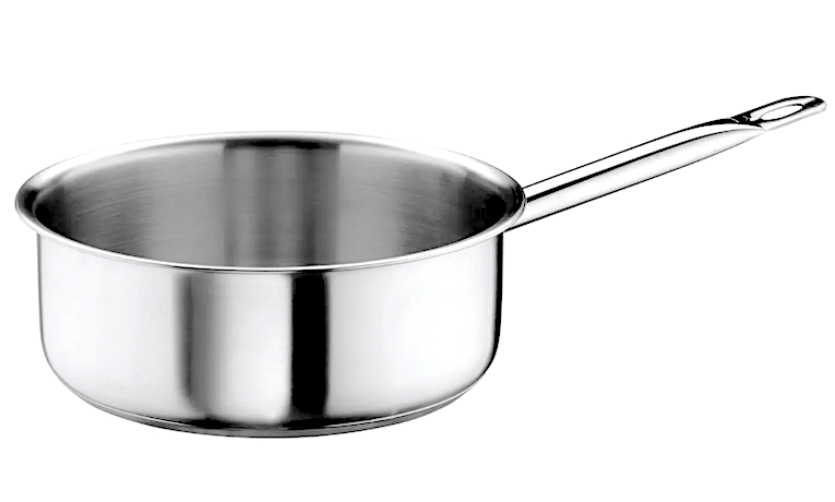 Master Casseruola Bassa Cm.24 Lt.3,5 Acciaio Inox 1 Manico