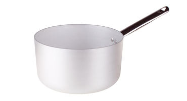Casseruola Alta Alluminio 3mm C.28 H.15,5 Lt.9 1 Manico Tubolare