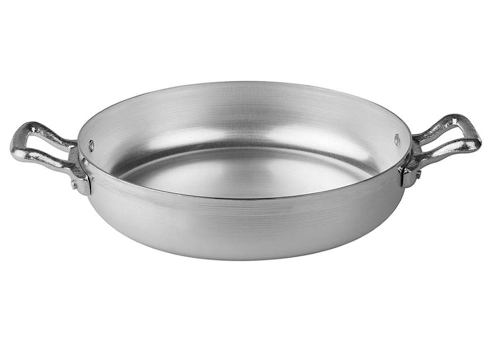 Family Cooking Tegame Cm.12 H3 Alluminio 2mm 2 Manici