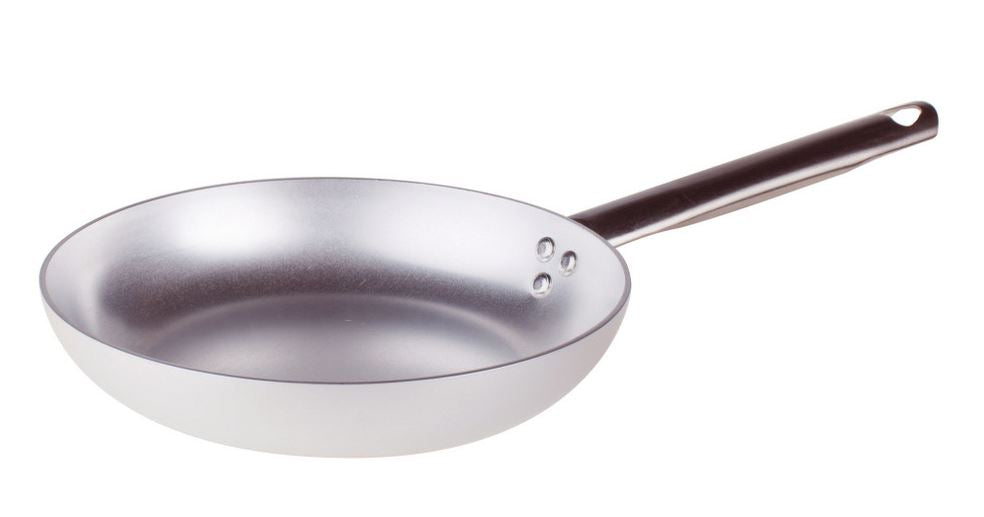 Padella Svasata Bassa Alluminio 3mm Cm.36 H.5,5 1 Manico Tubolare
