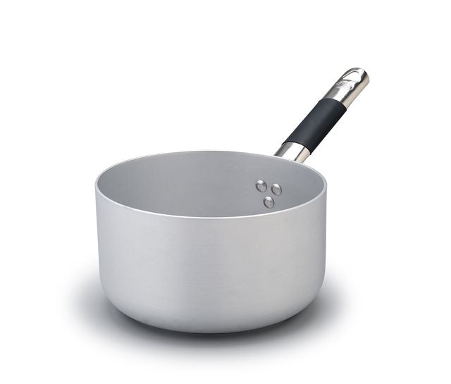Casseruola Alta Alluminio 3mm Cm.28 1 Manico Cool Fondo Induzione 8mm