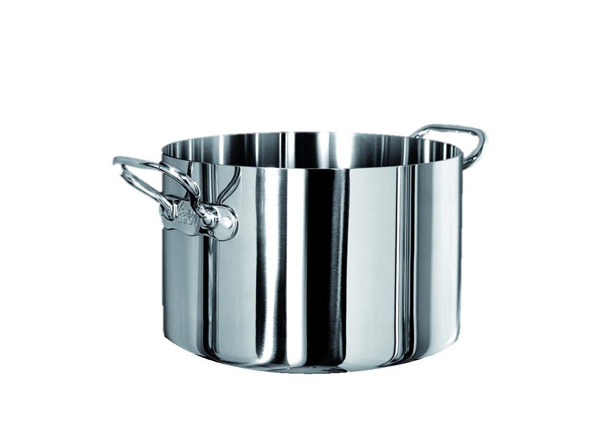 Aluinox Casseruola Alta 1907 Cm.20 H14 Lt.4 2 Maniglie