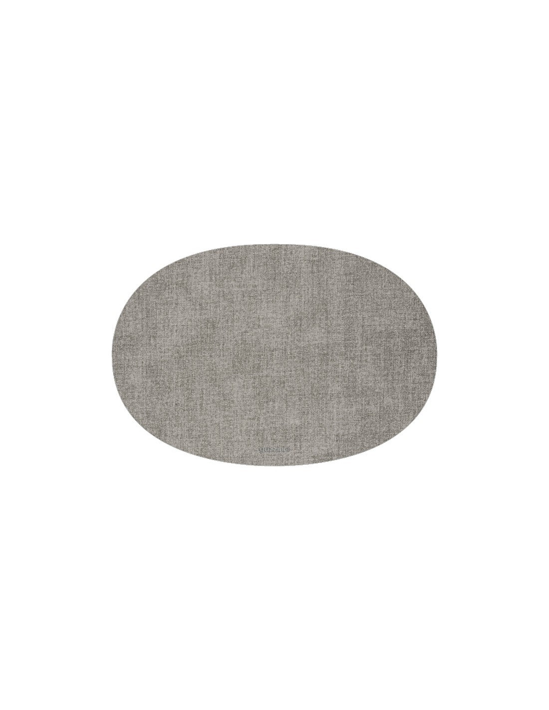 Tovaglietta Ovale Double Face Grigio Chiaro