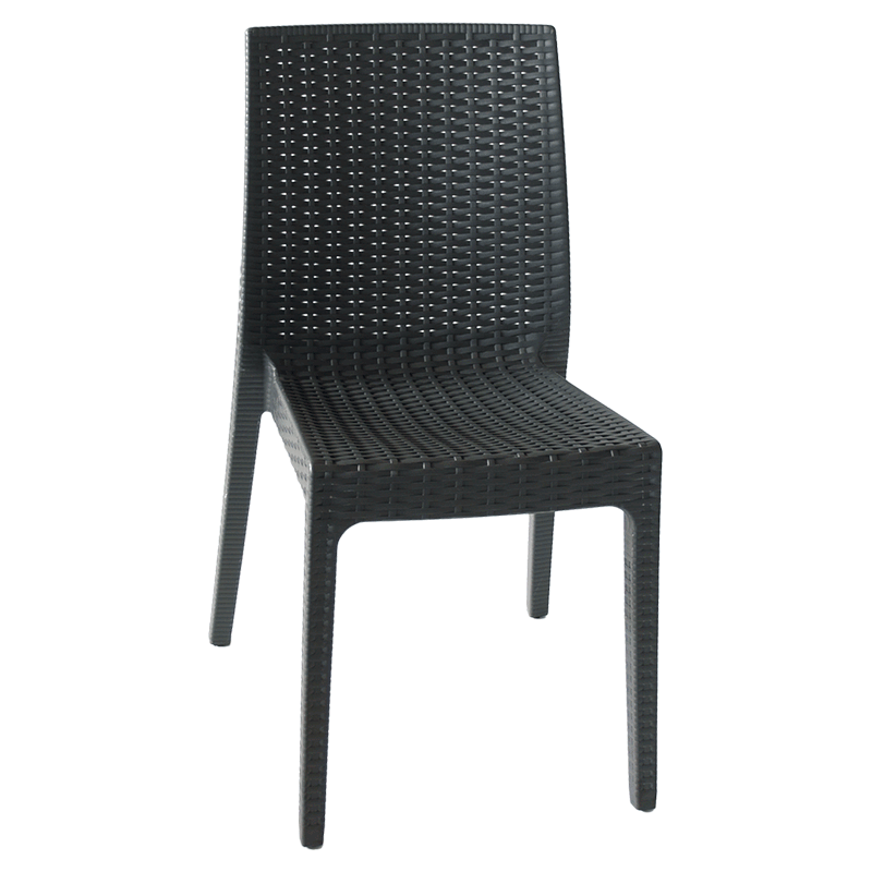 Selene Sedia Simil Rattan Antracite