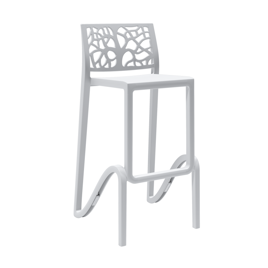 Zefiro Sgabello Cm.75 Bianco