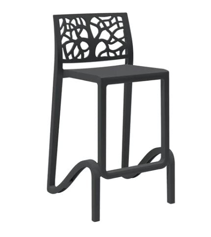 Zefiro Sgabello Cm.75 Antracite
