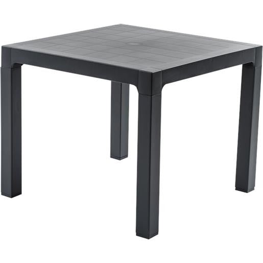 Ares Tavolo Cm.90x90 Antracite Areta