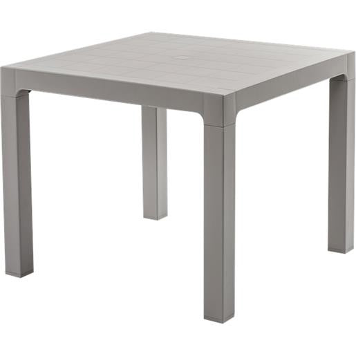 Ares Tavolo Cm.90x90 Color Tortora Areta