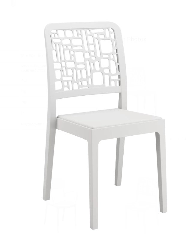Sedia Medea Bianco